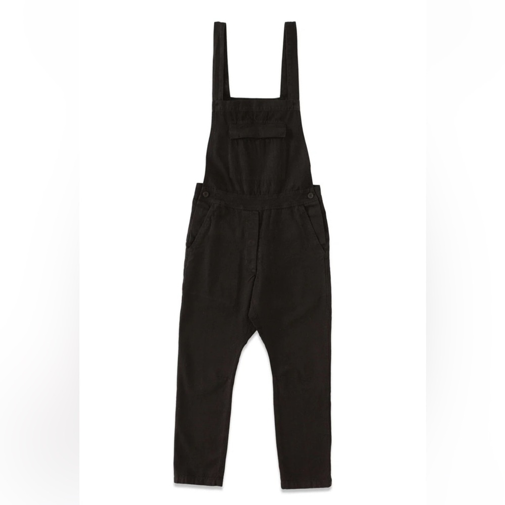Black Hemp Overalls ***